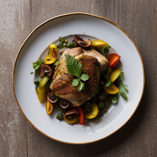 Mediterranean Chicken & Figs recipe image