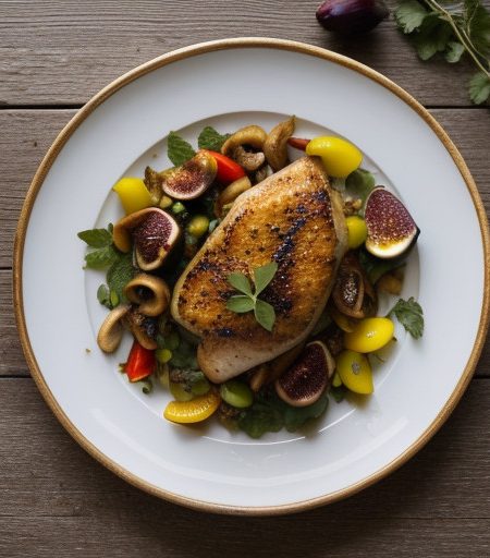 Mediterranean Chicken & Figs recipe image