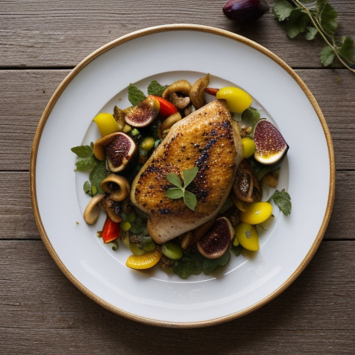 Mediterranean Chicken & Figs recipe image