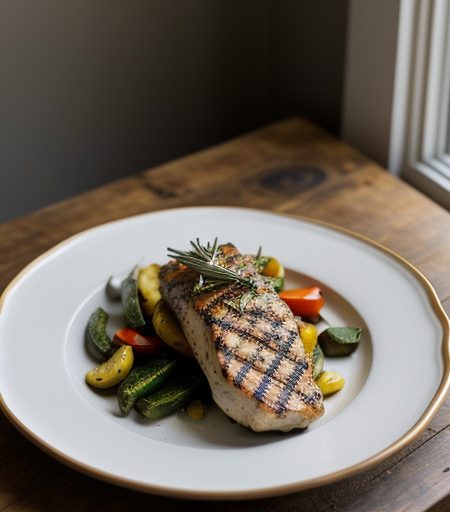 Mediterranean Grilled Chicken & Vegetables recipe image