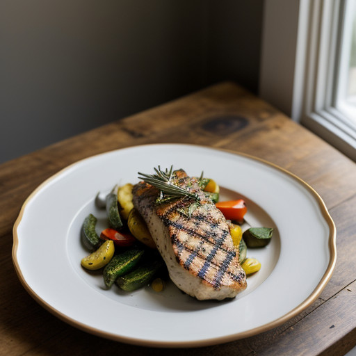 Mediterranean Grilled Chicken & Vegetables recipe image