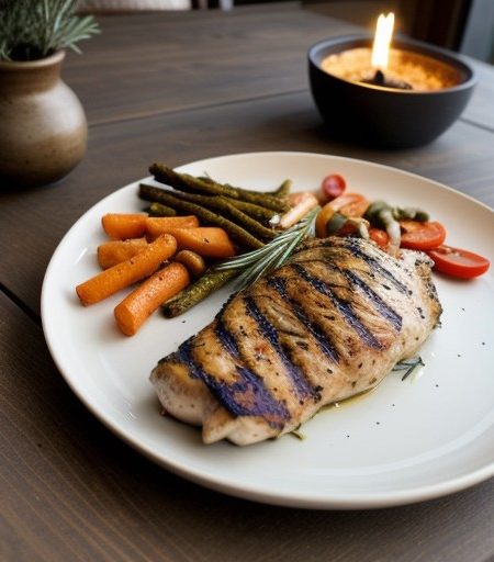 Mediterranean Grilled Chicken and Vegetables recipe image