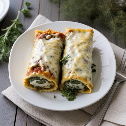Mediterranean Lasagna Rolls recipe image