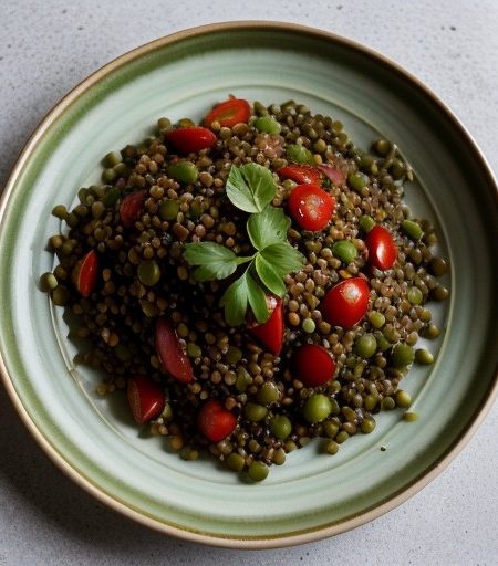 Mediterranean Lentil Salad (4 PTS recipe image