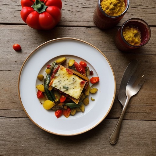 Mediterranean Mixed Vegetable Gratin recipe image