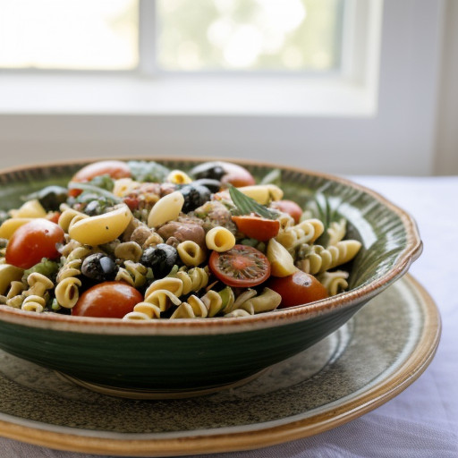 Mediterranean Pasta Salad recipe image
