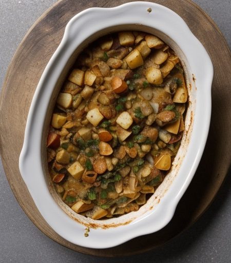 Mediterranean Seafood Casserole recipe image