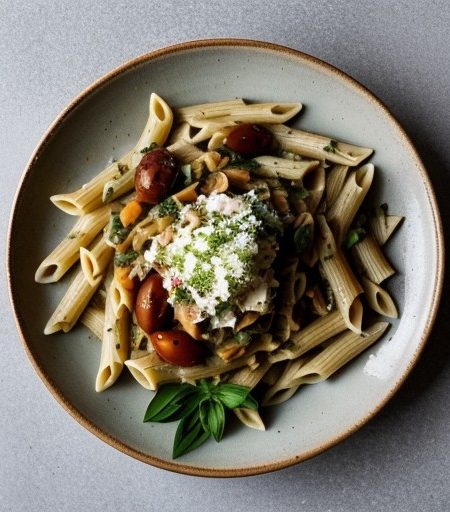 Mediterranean Seafood-Pasta Salad recipe image