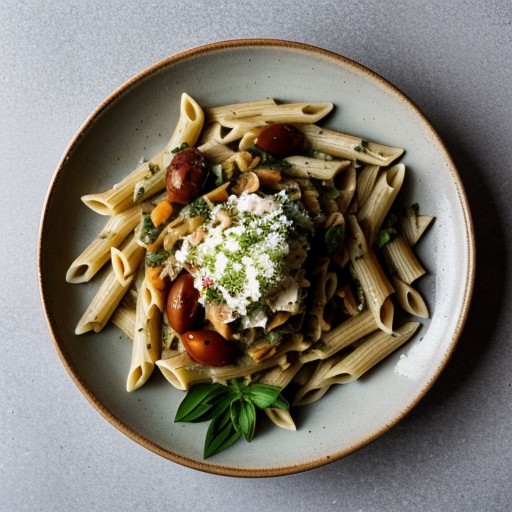 Mediterranean Seafood-Pasta Salad recipe image