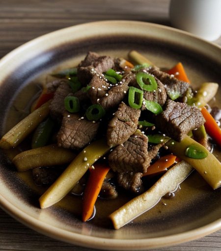 Mediterranean-Style Beef Stir Fry recipe image
