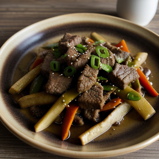 Mediterranean-Style Beef Stir Fry recipe image