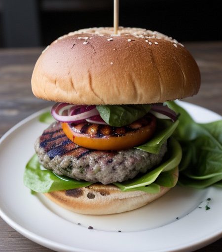 Mediterranean-Style Burgers recipe image