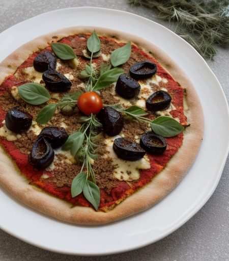 Mediterranean Vegetable Pizza recipe image