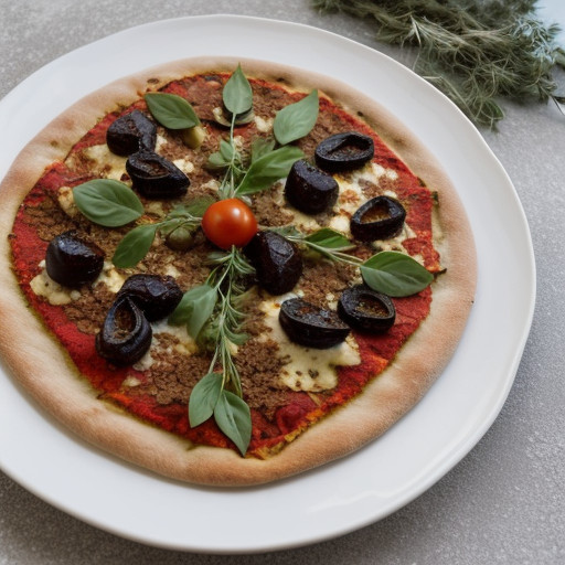 Mediterranean Vegetable Pizza recipe image