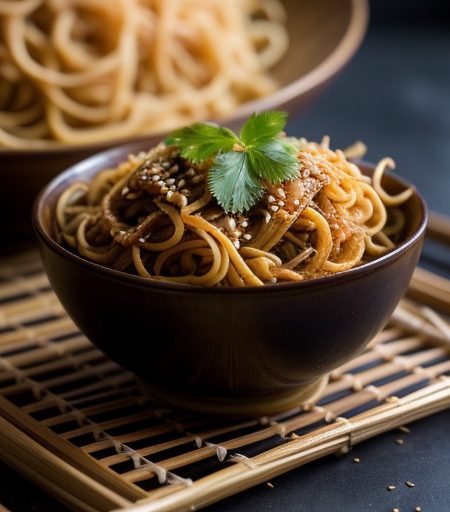Mee Krob (Crisp-Fried Noodles recipe image