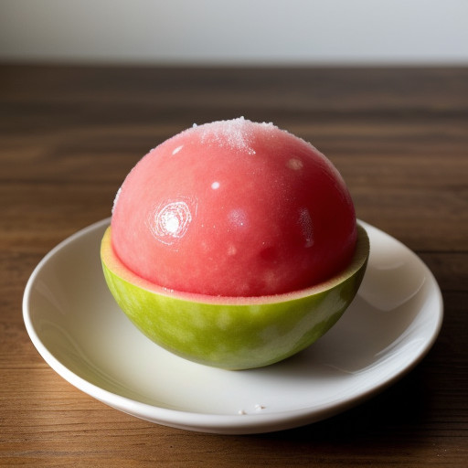 Melon Balls in Watermelon Sauce recipe image