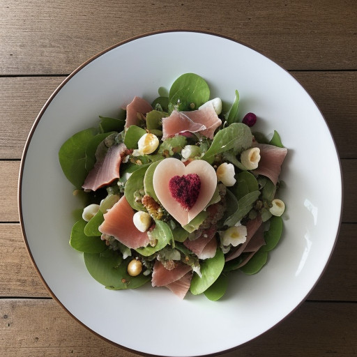 Melon~ Hearts of Palm~ & Prosciutto Salad recipe image