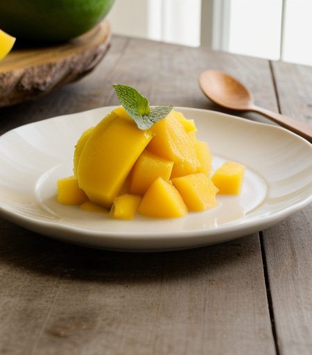 Melon-Mango Sorbet recipe image