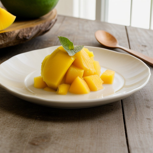 Melon-Mango Sorbet recipe image