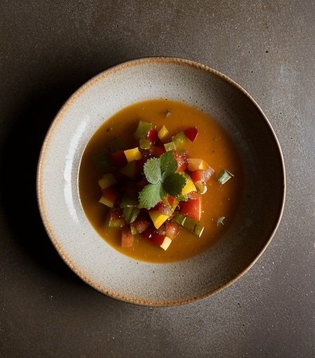 Melon Salsa With Dry Vermouth recipe image