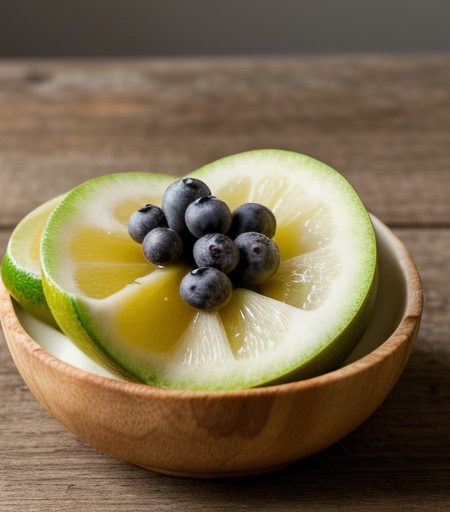 Melon Wedges With Honey-Lime Dressing recipe image