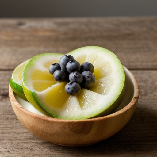 Melon Wedges With Honey-Lime Dressing recipe image
