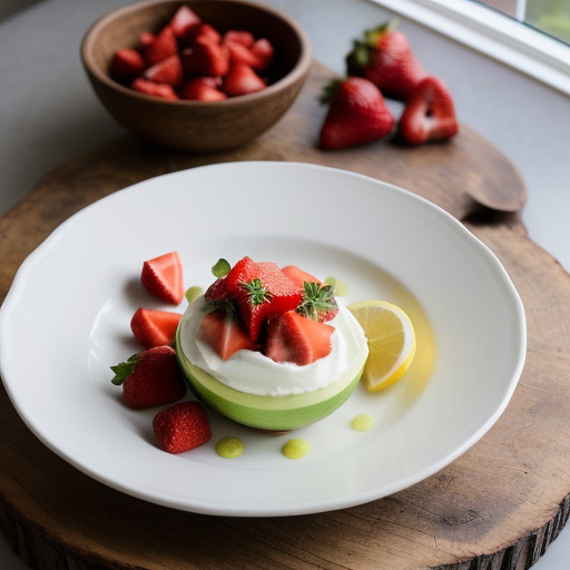Melon With Prawns & Strawberries recipe image