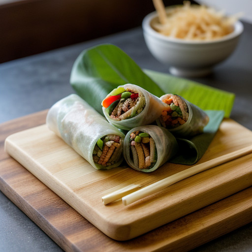 Melrose Avenue Spring Rolls recipe image
