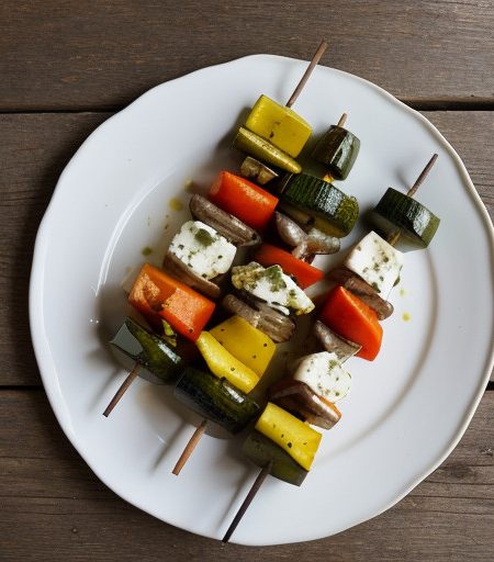 Melting Vegetable Kebabs recipe image