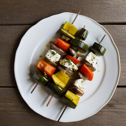 Melting Vegetable Kebabs recipe image