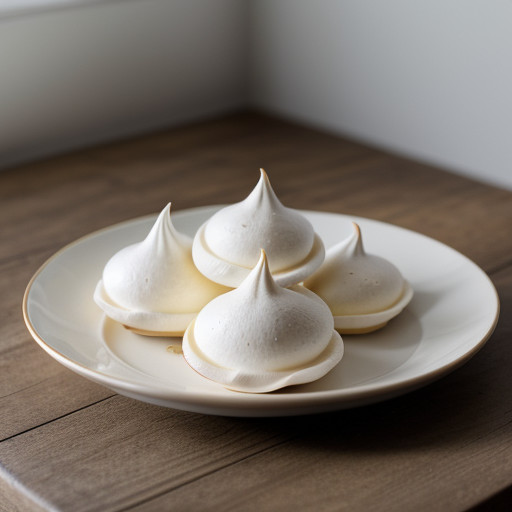 Meringues (Plain and Chocolate Filled recipe image