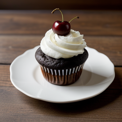 Merry Cherry Chocolate Cupcakes recipe image