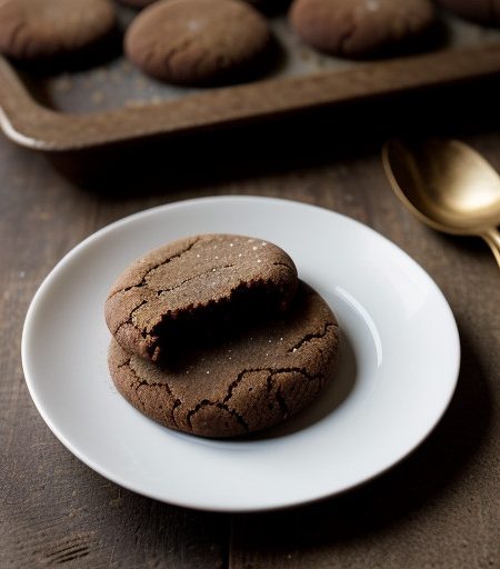 Merry Christmas Molasses Cookies recipe image