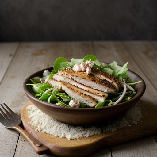 Mesclun, Grapefruit and Chicken Salad recipe image