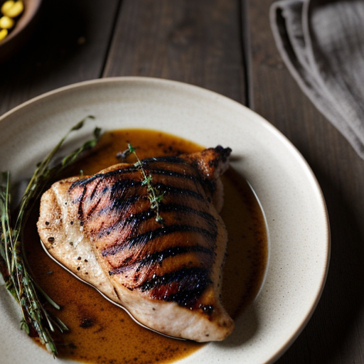 Mesquite-Grilled Breast of Chicken With Citru recipe image