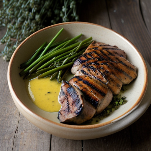 Mesquite-Grilled Breast of Chicken With Citrus Sauce recipe image