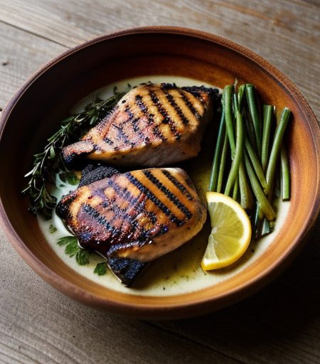 Mesquite-Grilled Chicken With Citrus Sauce recipe image