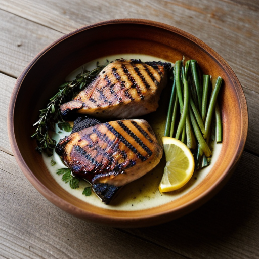 Mesquite-Grilled Chicken With Citrus Sauce recipe image