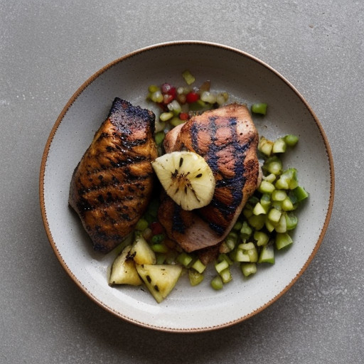 Mesquite Grilled Chicken With Pineapple Salsa recipe image
