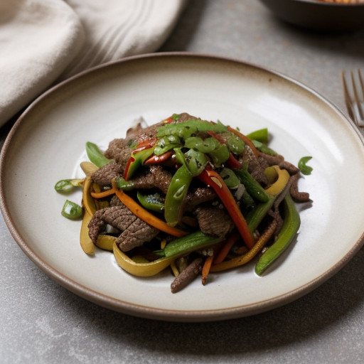 Mexican Beef Stir Fry recipe image