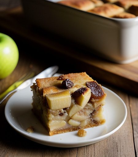 Mexican Bread Pudding With Apples~ Raisins~ A recipe image