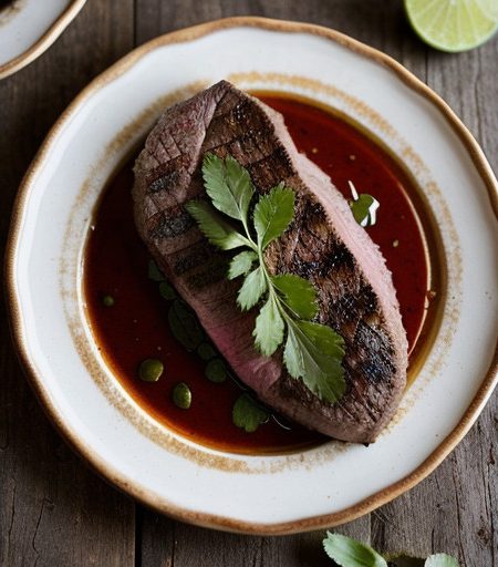 Mexican Broiled Steak recipe image