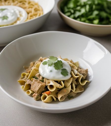 Mexican Chicken Noodle Casserole recipe image