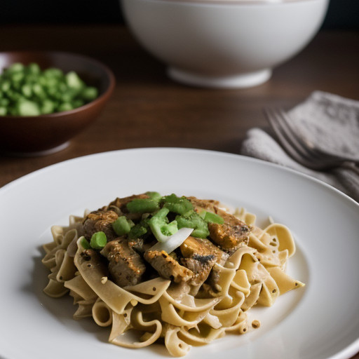 Mexican Chicken & Noodles Casserole recipe image