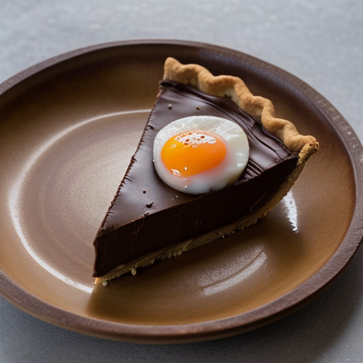 Mexican Chocolate Pie...magazine recipe image