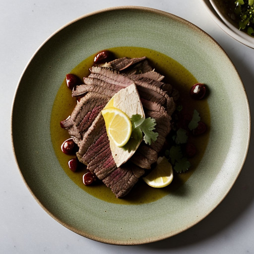 Mexican Flank Steak With Mock Tamales recipe image