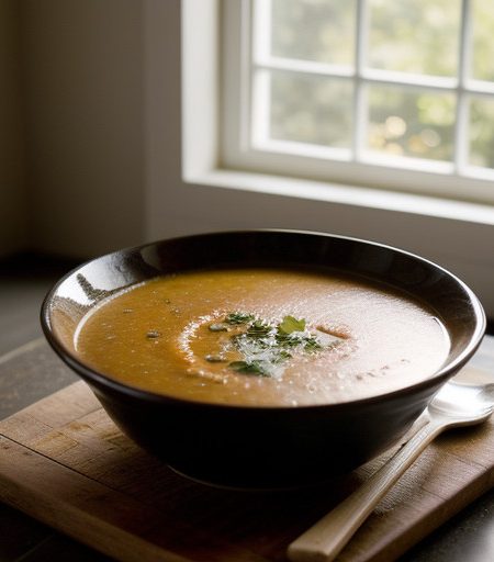 Mexican Garlic Soup recipe image