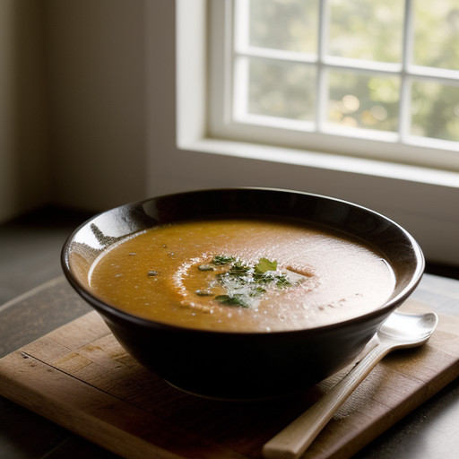 Mexican Garlic Soup recipe image