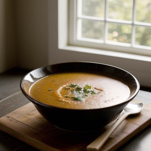 Mexican Garlic Soup recipe image