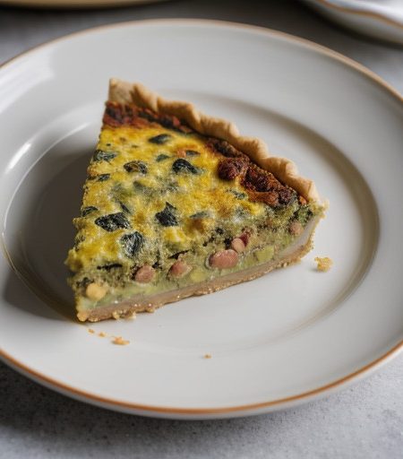 Mexican Green Chili Quiche recipe image